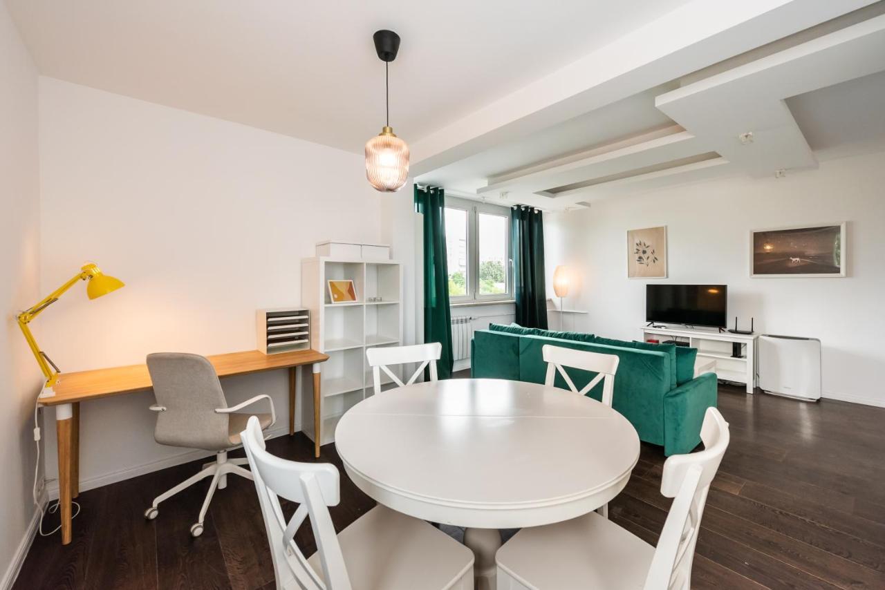 Saska Kepa Green Apartment Varsovie Extérieur photo