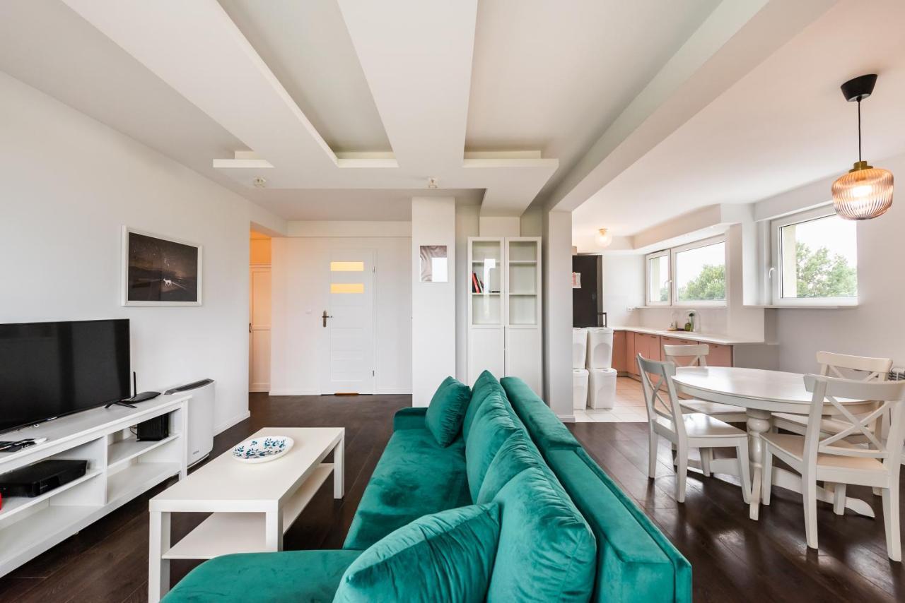 Saska Kepa Green Apartment Varsovie Extérieur photo